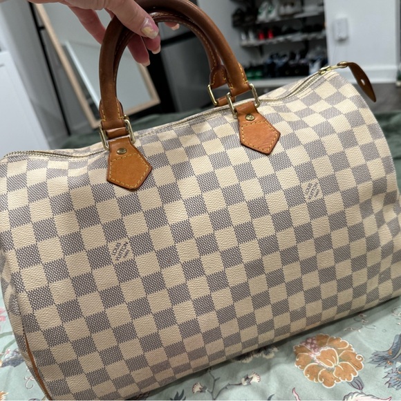 Louis Vuitton Handbags - Louis Vuitton speedy bag damier azur 30